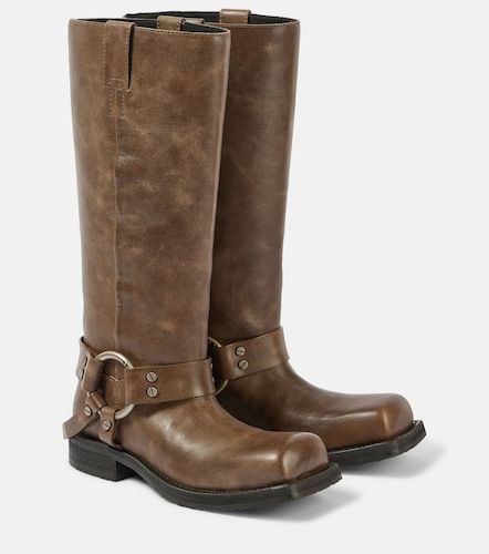 Acne Studios Bottes motard en cuir - Acne Studios - Modalova