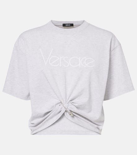 Top raccourci 1978 Re-Edition en coton - Versace - Modalova