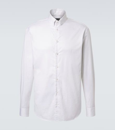 Chemise Archivio rayé en coton - Giorgio Armani - Modalova
