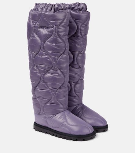 Miu Miu Bottes matelassées - Miu Miu - Modalova