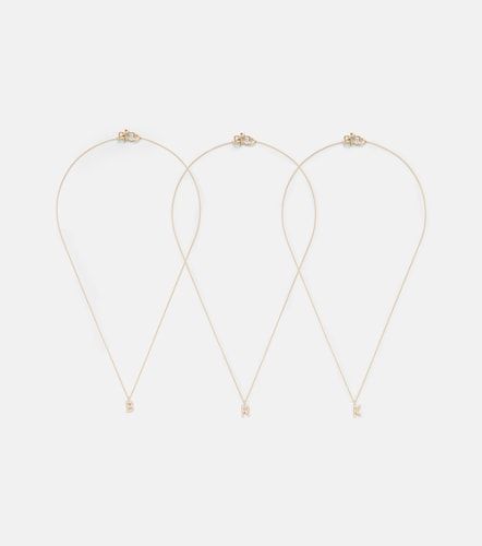 Collier Initial en or 18 ct (750/1000) et diamants - Sophie Bille Brahe - Modalova