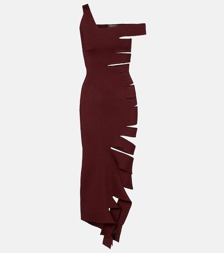 Mugler Robe midi asymétrique - Mugler - Modalova