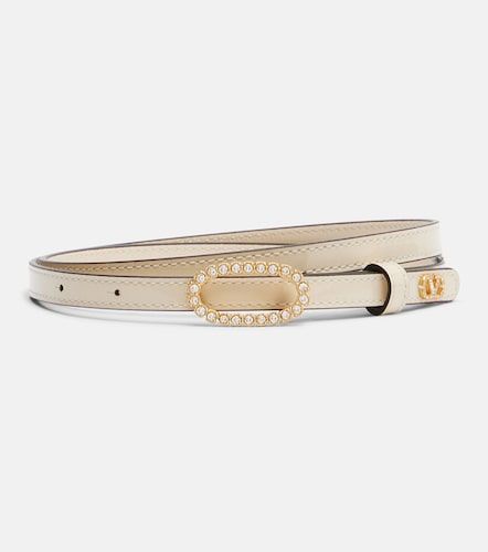 Ceinture en cuir à ornements - Valentino Garavani - Modalova