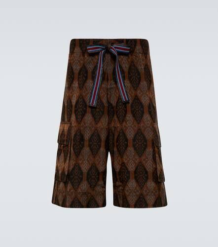 Short imprimé en soie et coton - Dries Van Noten - Modalova