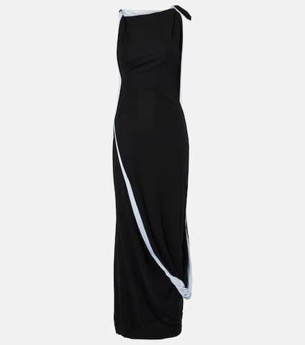 Robe midi asymétrique - Victoria Beckham - Modalova