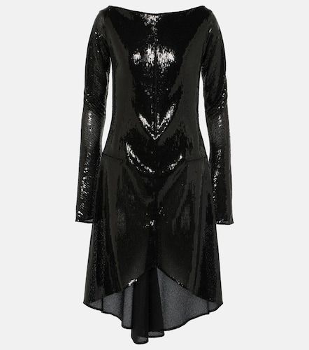 Courrèges Robe midi Ellipse à découpes et paillettes - Courreges - Modalova