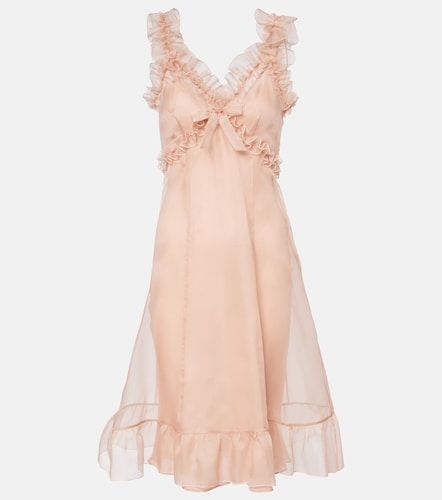 Alessandra Rich Robe en soie - Alessandra Rich - Modalova