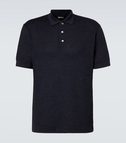 Zegna Polo en coton et soie - Zegna - Modalova