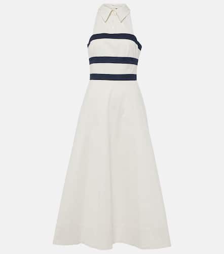 Robe midi Captain rayée en coton - Staud - Modalova