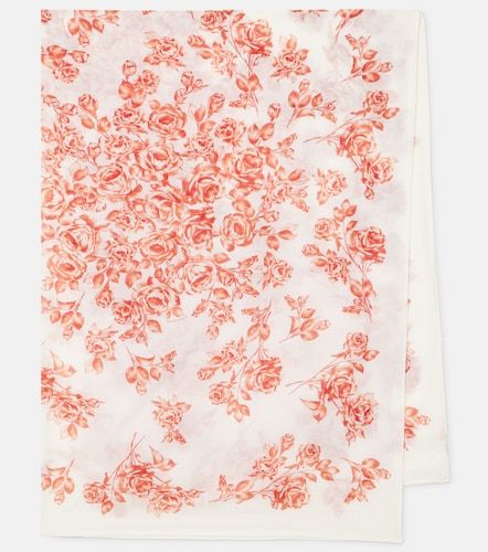 Écharpe en coton et soie à imprimé floral - Magda Butrym - Modalova