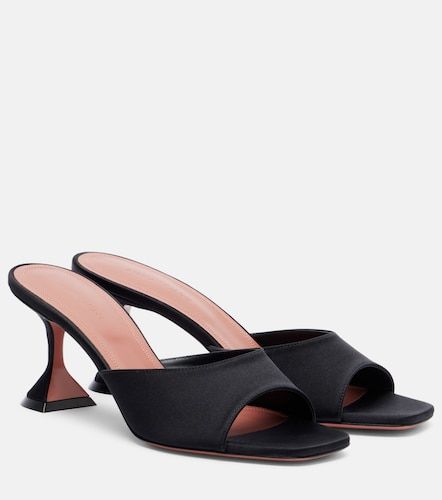 Mules Lupita 70 en satin - Amina Muaddi - Modalova