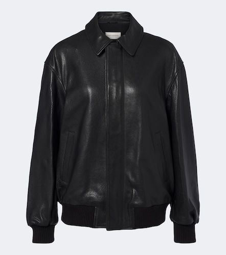 Veste blouson Toyen en cuir - Nour Hammour - Modalova