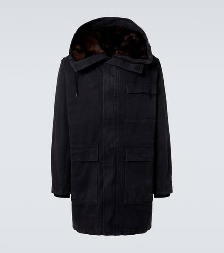 Prada Parka en coton et shearling - Prada - Modalova