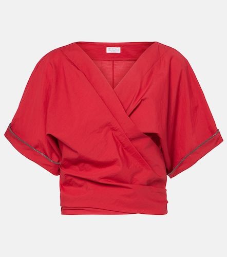 Blouse en coton mélangé - Brunello Cucinelli - Modalova