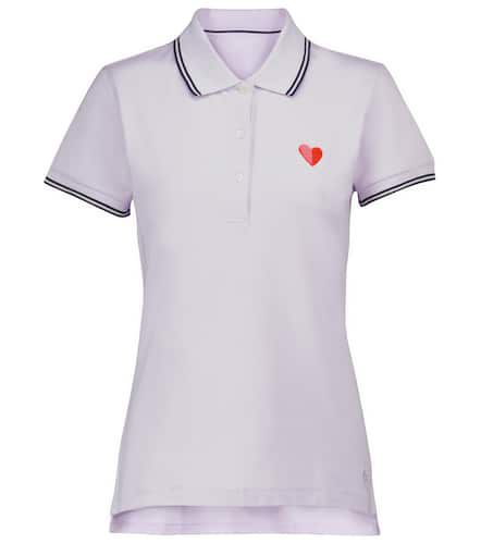 T-shirt polo en coton mélangé - Tory Sport - Modalova