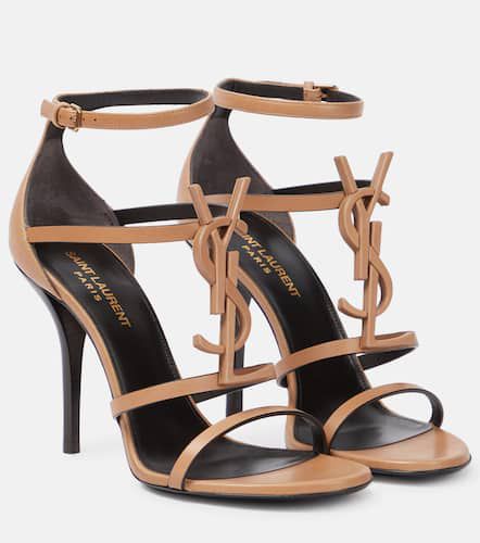 Sandales Cassandra 100 en cuir - Saint Laurent - Modalova