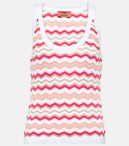 Top Zig Zag en coton mélangé - Missoni - Modalova