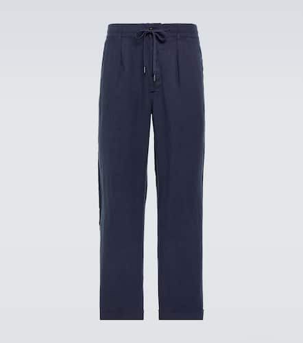 Pantalon droit en lin - Polo Ralph Lauren - Modalova