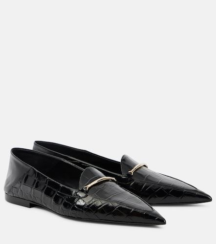 Mocassins Morsetto en cuir façon croco - Victoria Beckham - Modalova