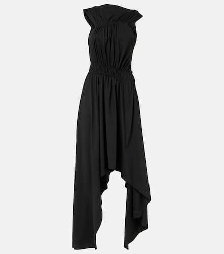 Robe midi asymétrique en coton - Alexander McQueen - Modalova