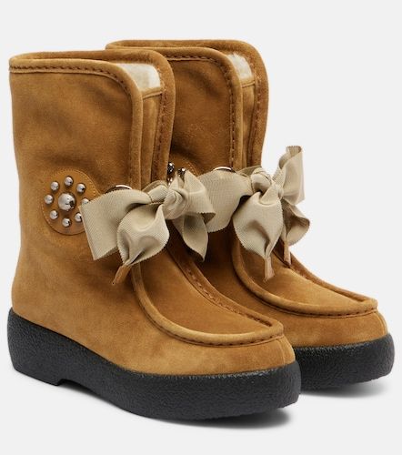 Bottines Snowish en daim à clous - Valentino Garavani - Modalova