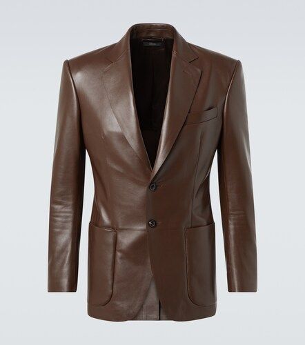 Tom Ford Blazer en cuir - Tom Ford - Modalova