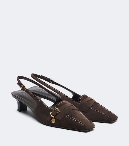 Tod's Escarpins slingback en daim - Tod's - Modalova