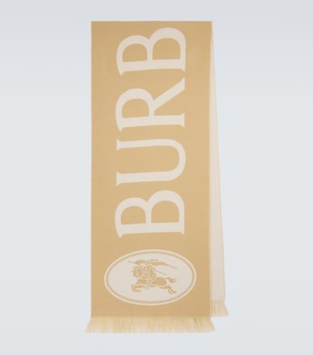Burberry Écharpe en laine à logo - Burberry - Modalova