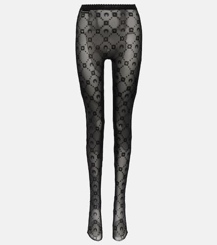 Collants Crescent Moon en jacquard - Marine Serre - Modalova