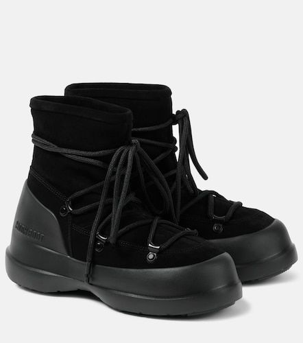 Bottes de neige Luna Low en daim - Moon Boot - Modalova