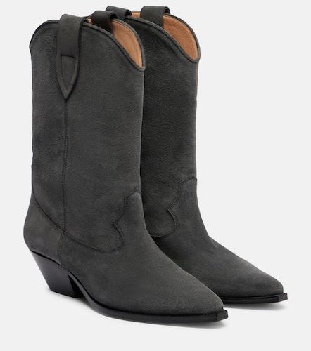 Bottines santiags santiags Leyane en daim - Isabel Marant - Modalova