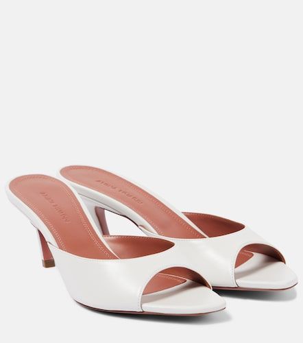 Amina Muaddi Mules Alexa 60 en cuir - Amina Muaddi - Modalova