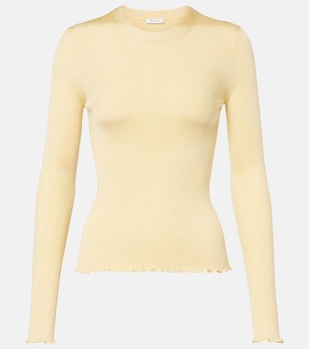 Alaïa Top en soie mélangée - Alaia - Modalova