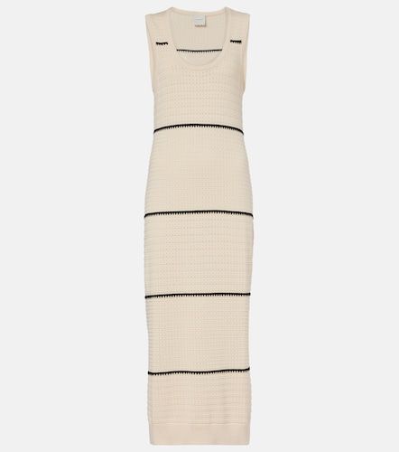 Robe midi Scott rayée en coton - Varley - Modalova