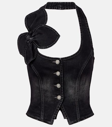 Area Top en denim - Area - Modalova