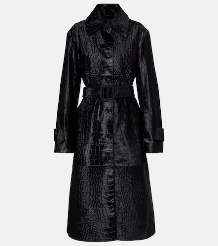 Manteau Auger en cuir façon poulain - Joseph - Modalova
