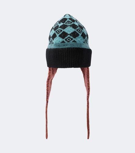 Bonnet en laine à motif jacquard - Dries Van Noten - Modalova
