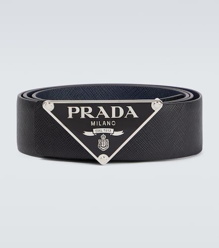 Prada Ceinture en cuir à logo - Prada - Modalova