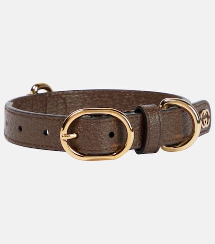 Collier pour chien Interlocking G en cuir synthétique - Gucci - Modalova