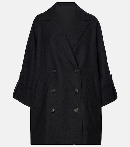 Manteau oversize en laine - Brunello Cucinelli - Modalova