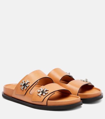 Tory Burch Mules T Lock en cuir - Tory Burch - Modalova