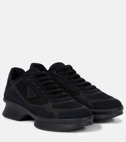 Baskets en Re-Nylon et résille - Prada - Modalova