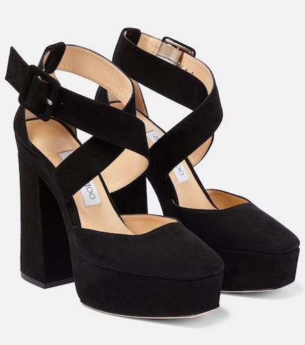 Escarpins à plateau Gian 140 en cuir - Jimmy Choo - Modalova
