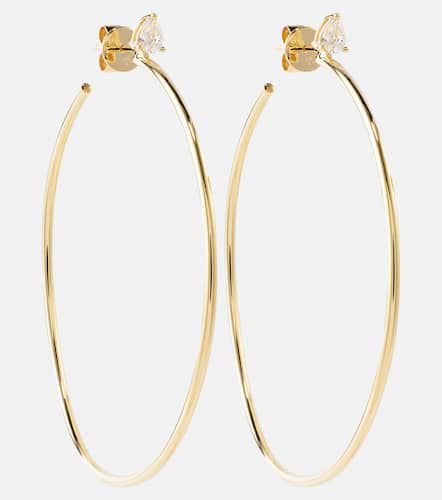 Boucles d'oreilles en or 18 ct et diamants - Anita Ko - Modalova