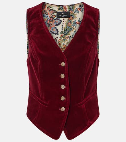 Etro Gilet en velours de coton - Etro - Modalova