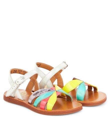 Sandales Plagette Oto en cuir - Pom d'Api - Modalova