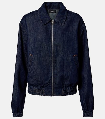 Veste bomber en jean - 7 For All Mankind - Modalova