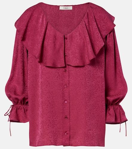 Chloé Blouse en jacquard de soie - Chloe - Modalova