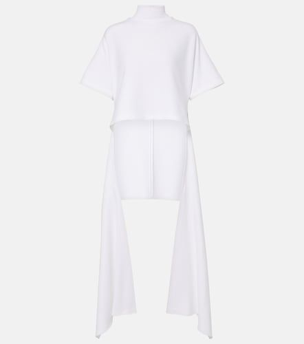 Alaïa T-shirt asymétrique en coton mélangé - Alaia - Modalova