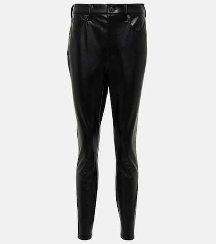 Pantalon skinny Maera à taille haute en cuir synthétique - Veronica Beard - Modalova